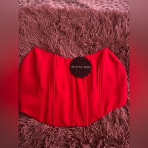 White Fox Patience Corset / new with tags / size large
